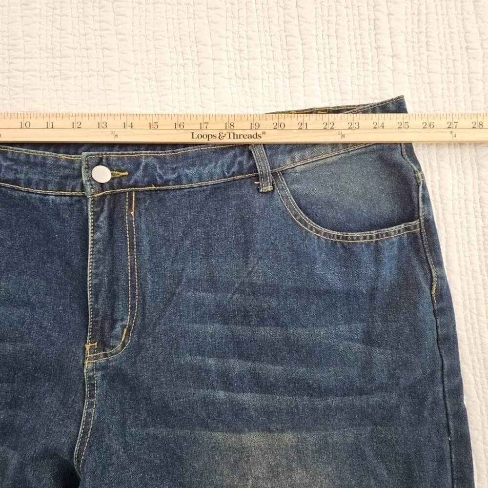 Manfinity Jeans Men's 5XL (50x31) Indigo Wash Stretch Denim EUC Comfort Workwear
